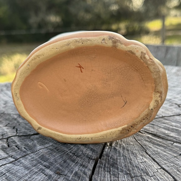 Weller Cornucopia Wild Rose Pattern Signed Pottery Vase - Picture 7 of 7